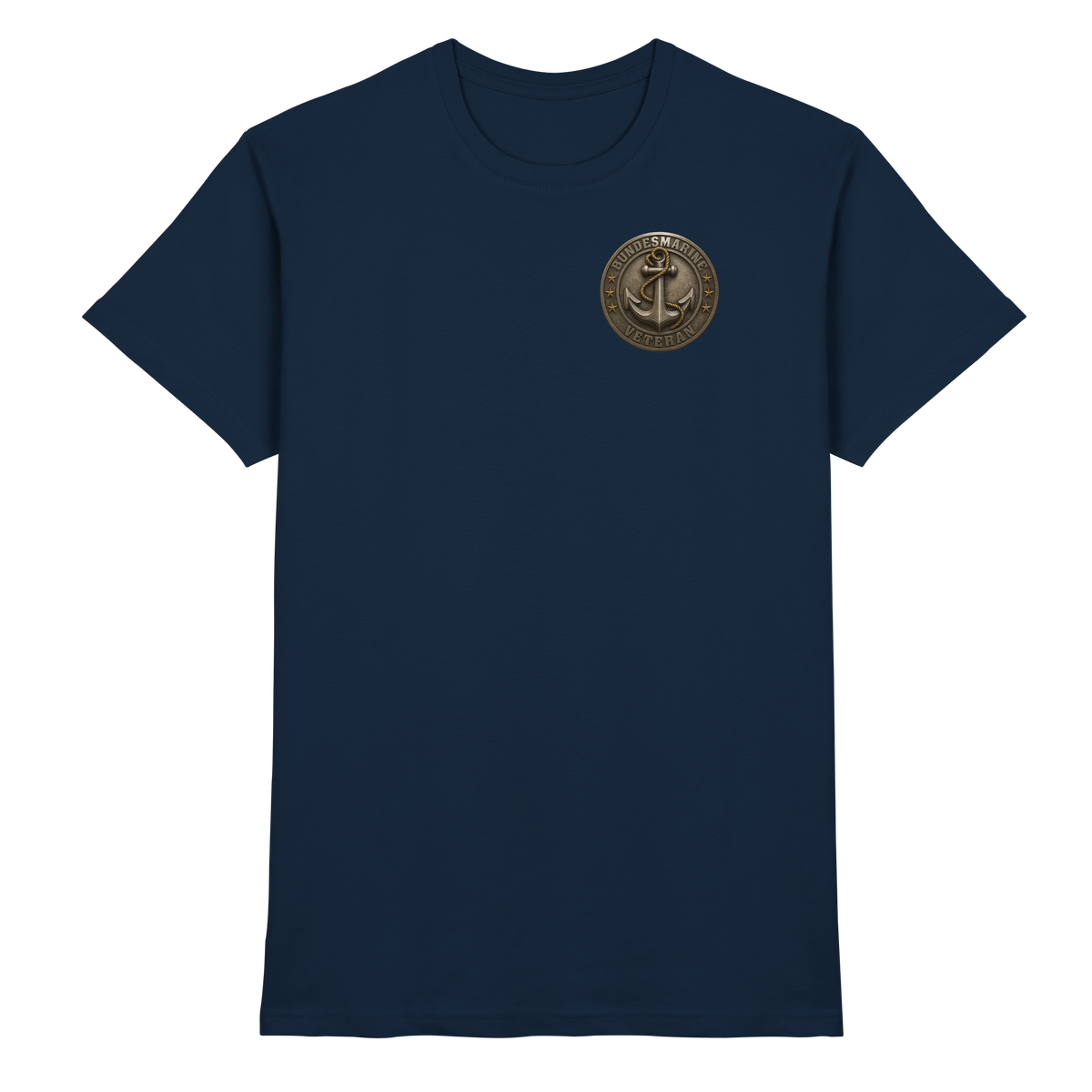 Logo BUNDESMARINE - Metalleffekt - Premium Shirt