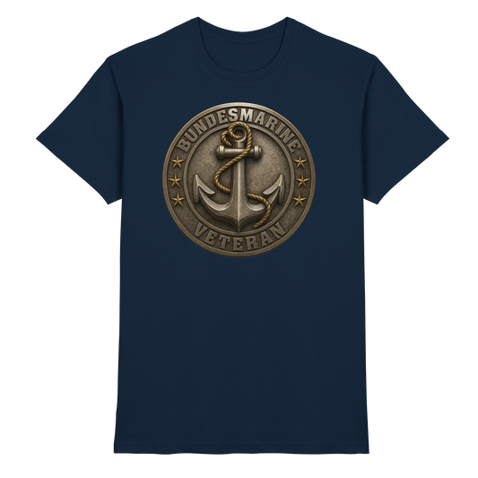 Logo BUNDESMARINE - Metalleffekt - Premium Shirt