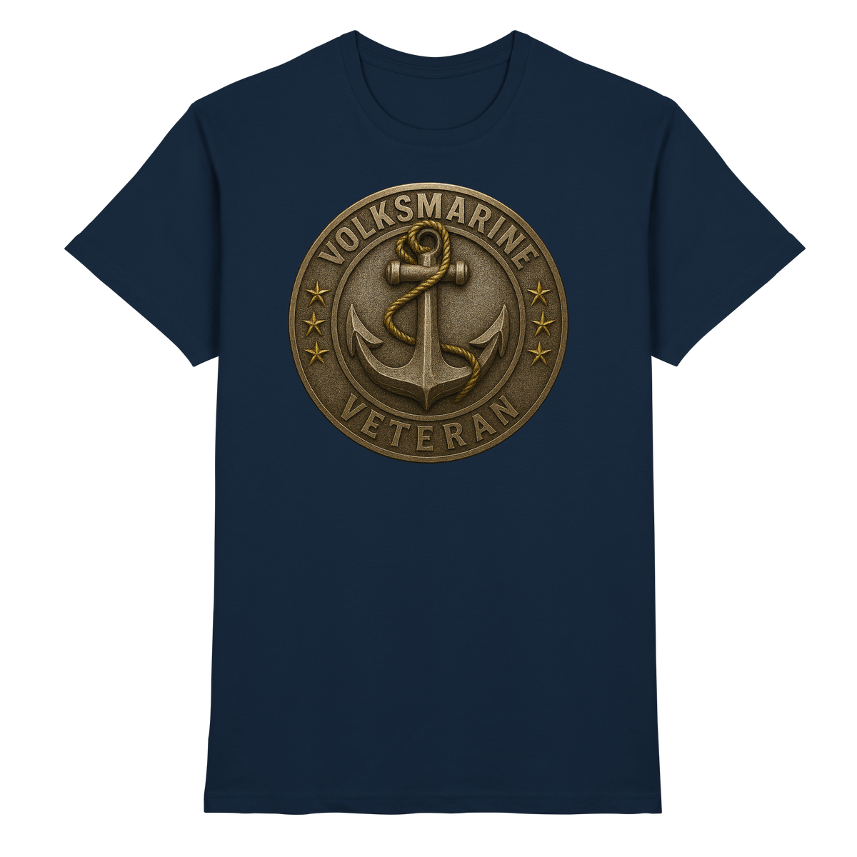 Volksmarine Veteran - Metalleffekt - Premium Shirt