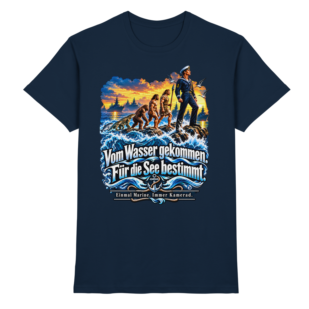 Vom Wasser gekommen - Für die See bestimmt - Premium Shirt