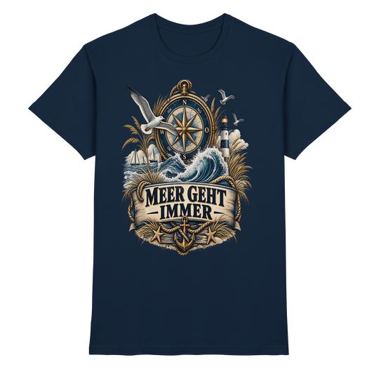 Meer geht immer - Kompass - Premium Shirt