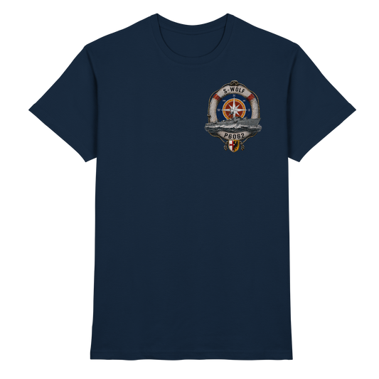 P6062 S-WOLF 5.SG - Brustlogo - Premium Shirt