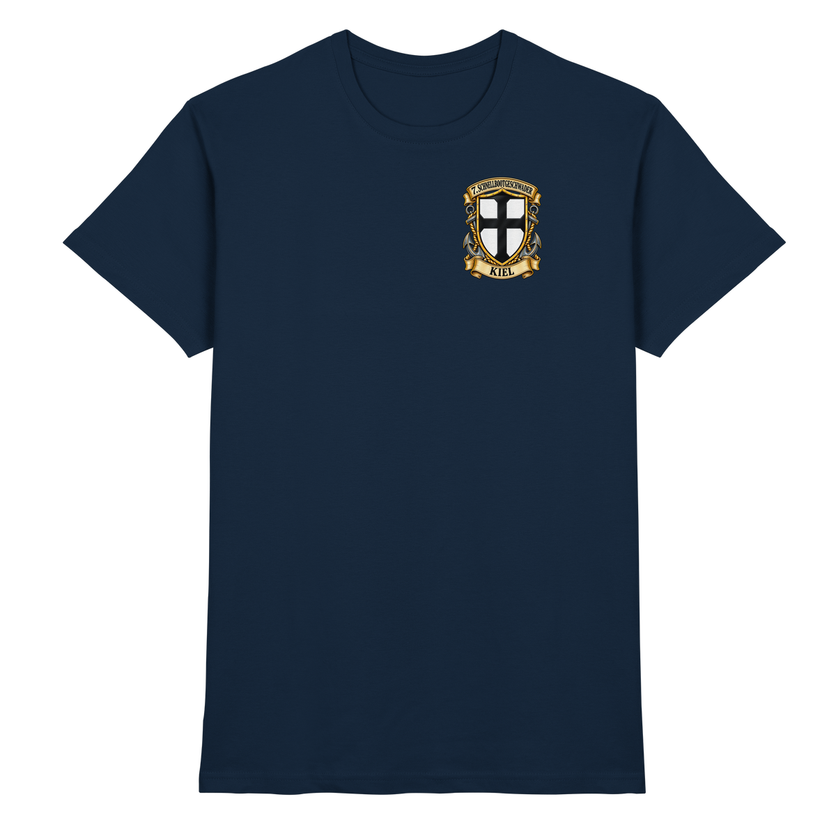 Wappen 7. Schnellbootgeschwader - KIEL - Brustlogo - Premium Shirt