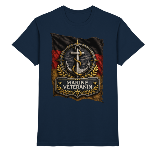 MARINE VETERANIN Flagge - Premium Shirt