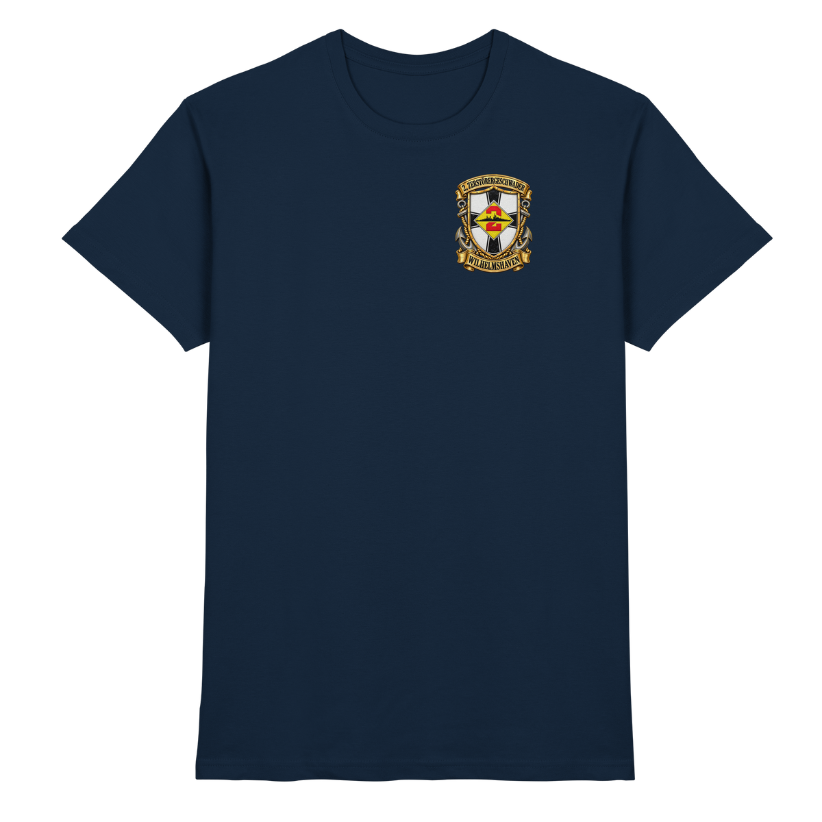 Wappen 2. Zerstörergeschwader - WILHELMSHAVEN - Brustlogo  - Premium Shirt