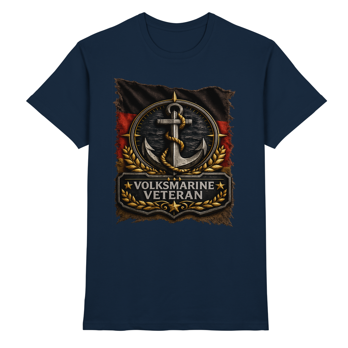 VOLKSMARINE VETERAN FLAGGE - Premium Shirt