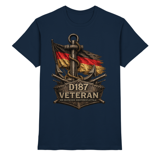 Veteran D187 Flagge - Premium Shirt