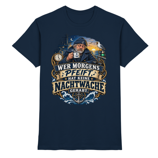 Wer morgens pfeift... - Premium Shirt