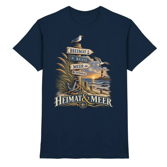 Heimat & Meer - Wo Erinnerungen zuhause sind - Premium Shirt