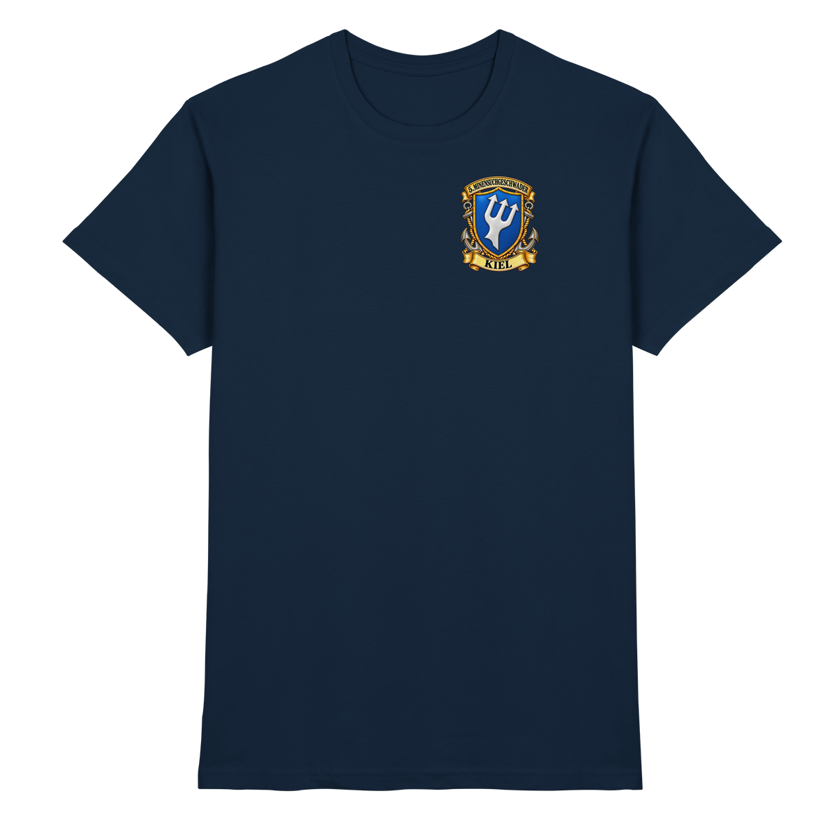 Wappen 5. Minensuchgeschwader - KIEL - Brustlogo  - Premium Shirt