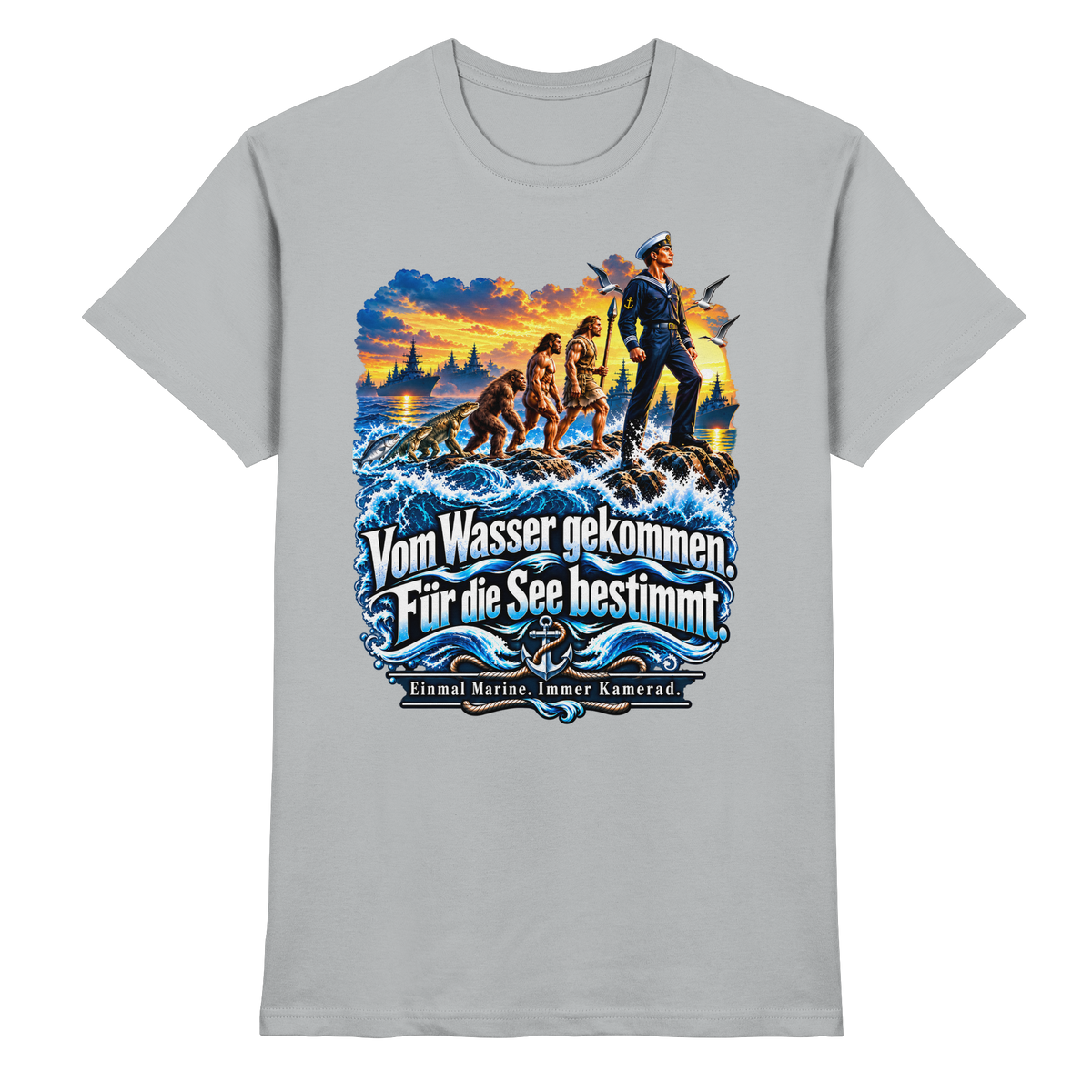 Vom Wasser gekommen - Für die See bestimmt - Premium Shirt