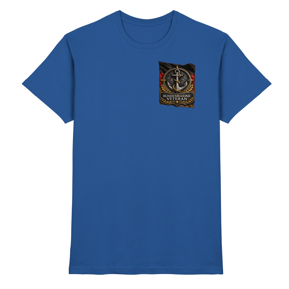Bundesmarine Veteran Flagge - Brustlogo - Premium Shirt