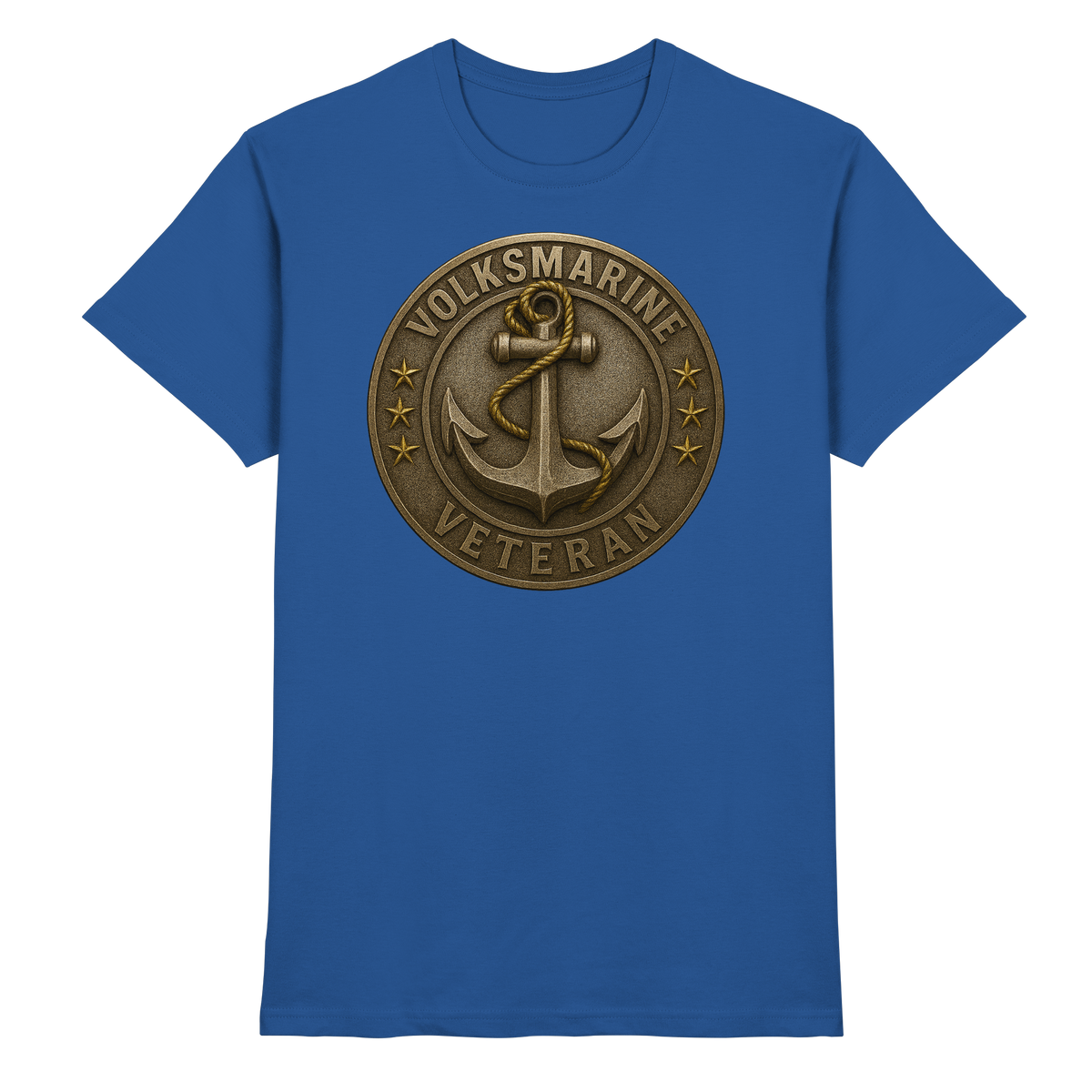 Volksmarine Veteran - Metalleffekt - Premium Shirt