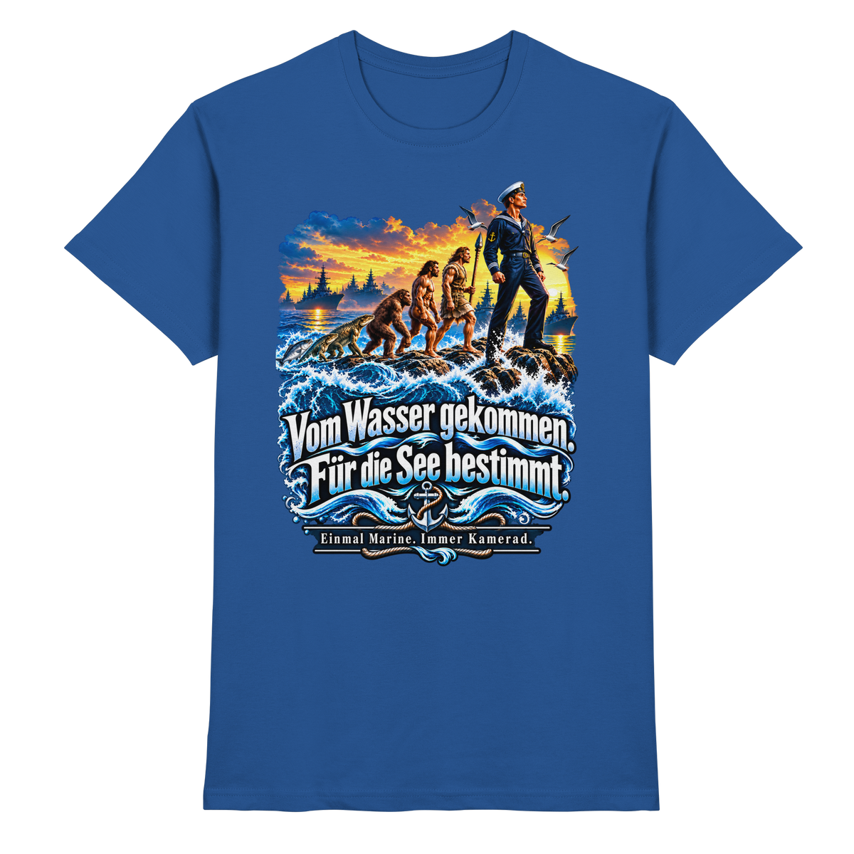 Vom Wasser gekommen - Für die See bestimmt - Premium Shirt