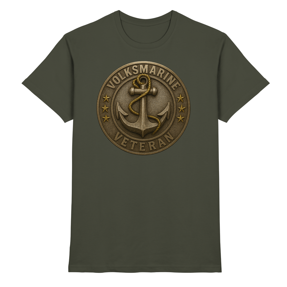 Volksmarine Veteran - Metalleffekt - Premium Shirt