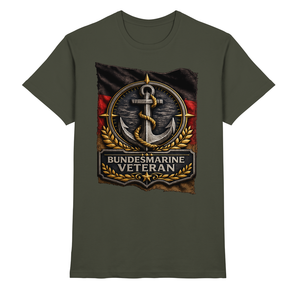 BUNDESMARINE VETERAN FLAGGE  - Premium Shirt