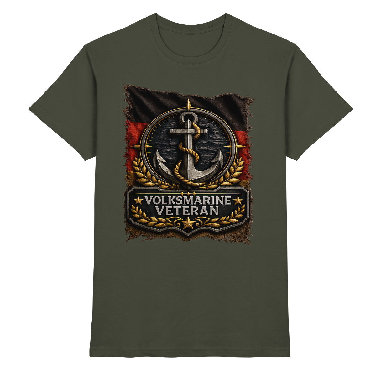 VOLKSMARINE VETERAN FLAGGE - Premium Shirt