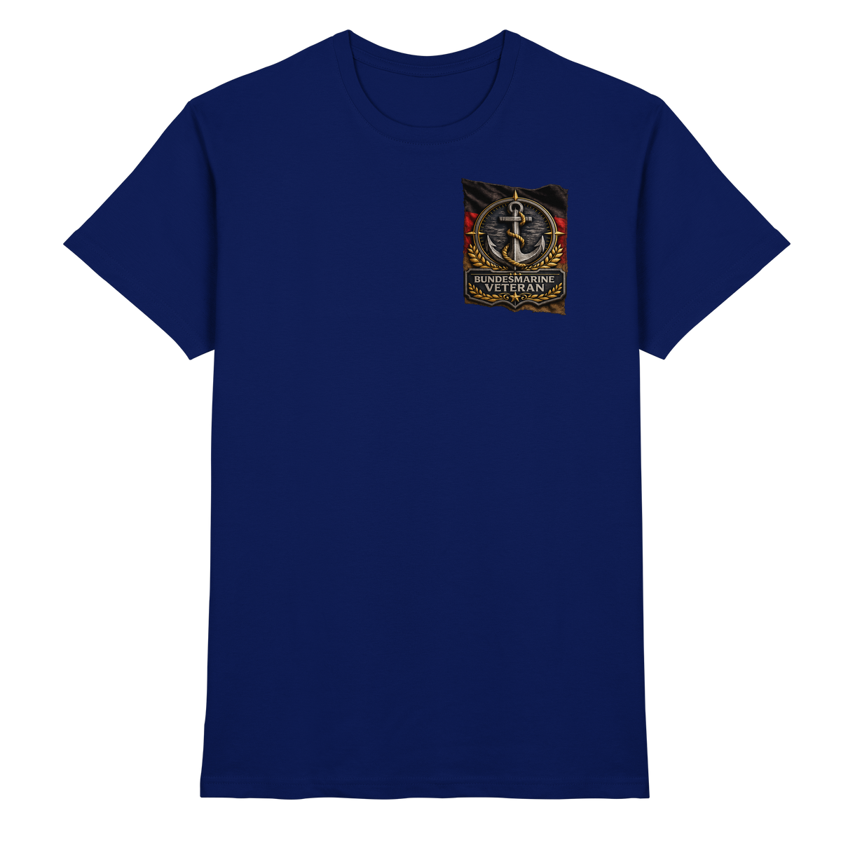 Bundesmarine Veteran Flagge - Brustlogo - Premium Shirt