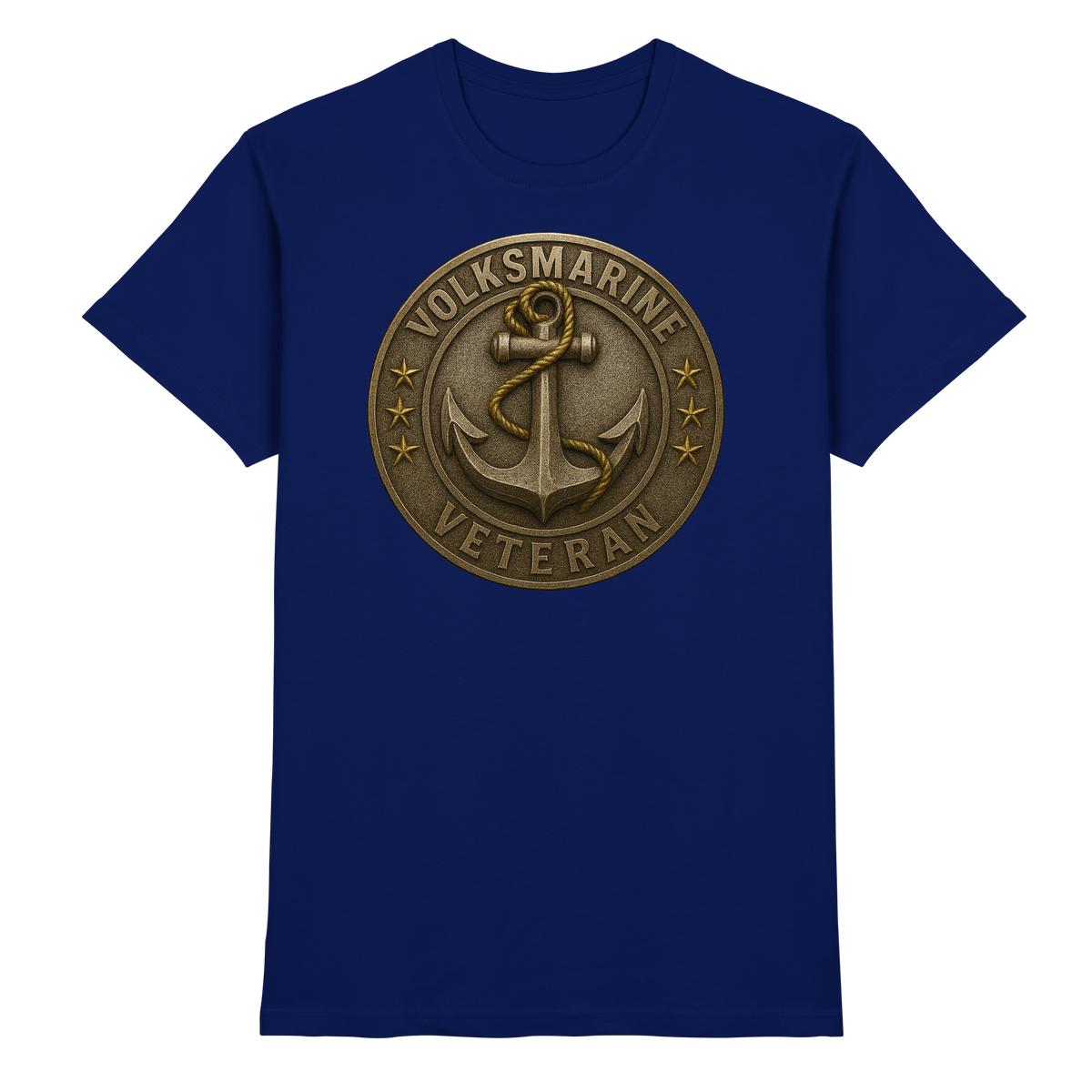 Volksmarine Veteran - Metalleffekt - Premium Shirt