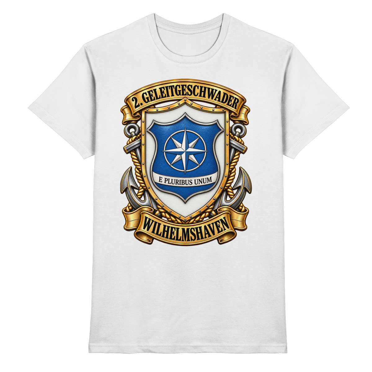 Wappen 2. Geleitgeschwader - Wilhelmshaven - Premium Shirt