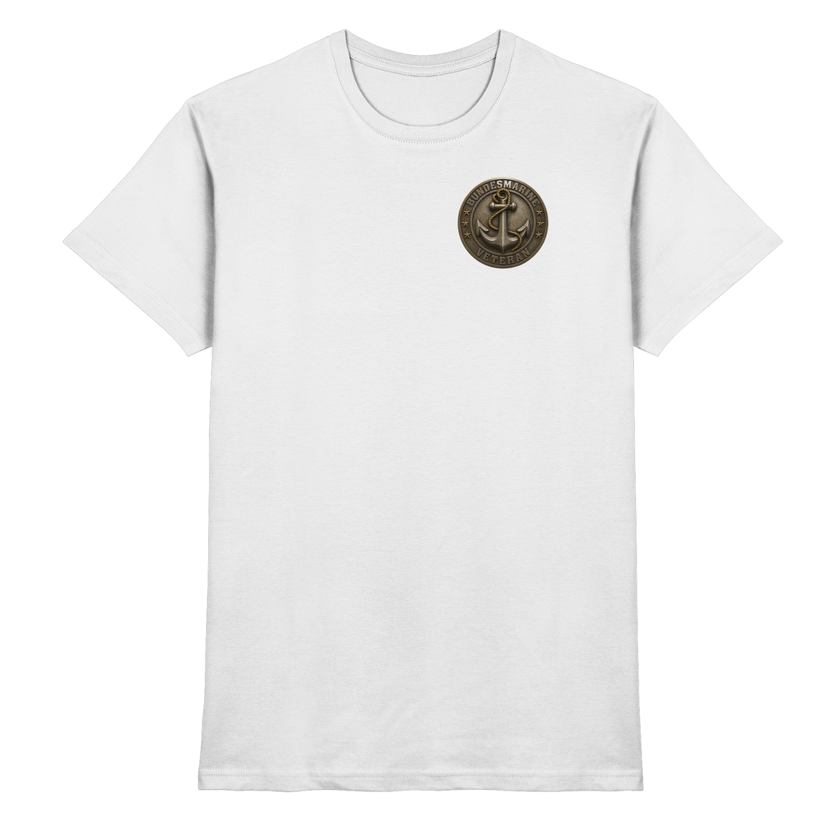 Logo BUNDESMARINE - Metalleffekt - Premium Shirt