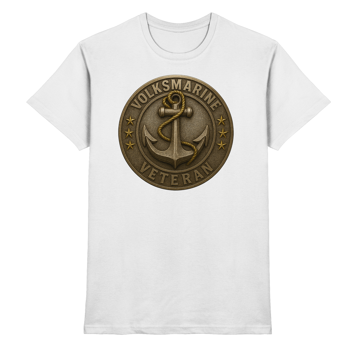 Volksmarine Veteran - Metalleffekt - Premium Shirt