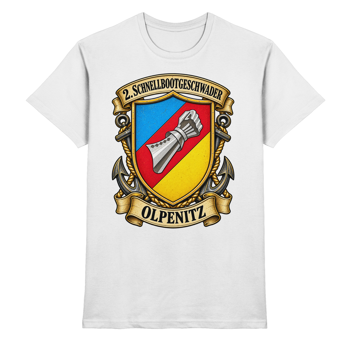 Wappen 2. Schnellbootgeschwader - Olpenitz - Premium Shirt