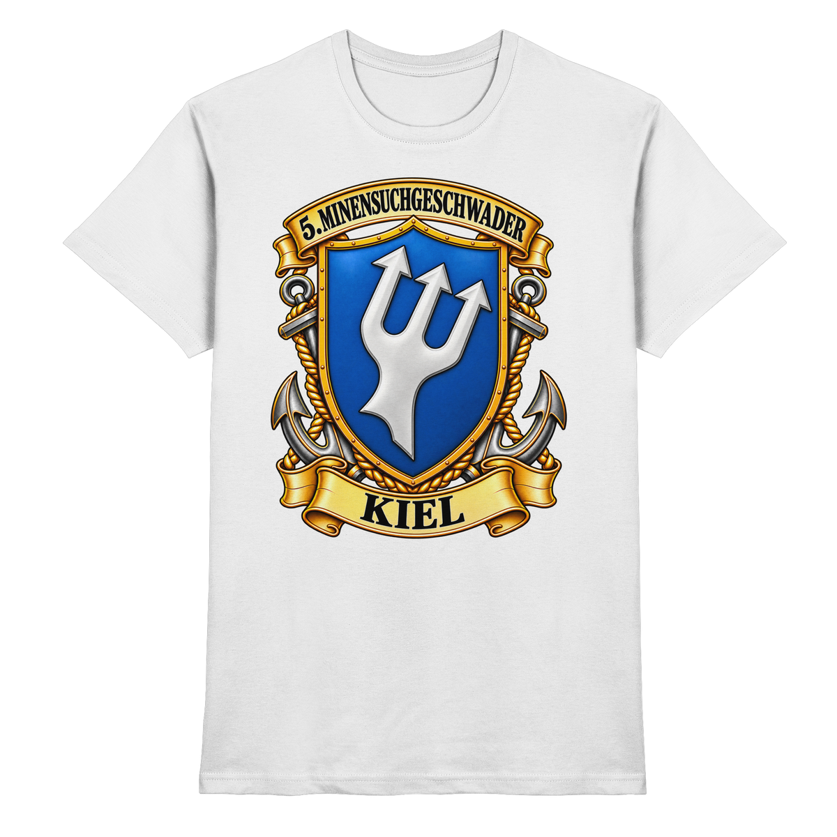 Wappen 5. Minensuchgeschwader - KIEL - Premium Shirt