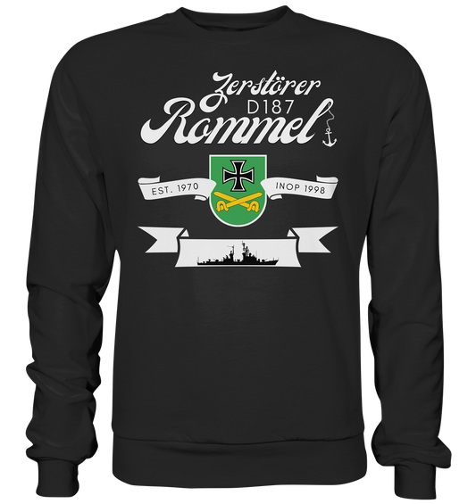 Zerstörer D187 ROMMEL EST. 1970 - Premium Sweatshirt