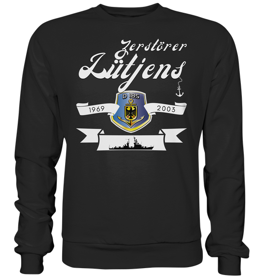 Zerstörer D185 LÜTJENS 1969-2003 - Premium Sweatshirt