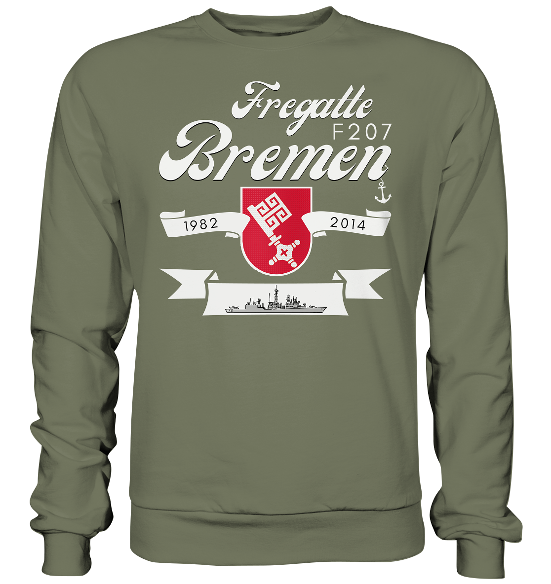 Fregatte F207 BREMEN 1982-2014  - Premium Sweatshirt