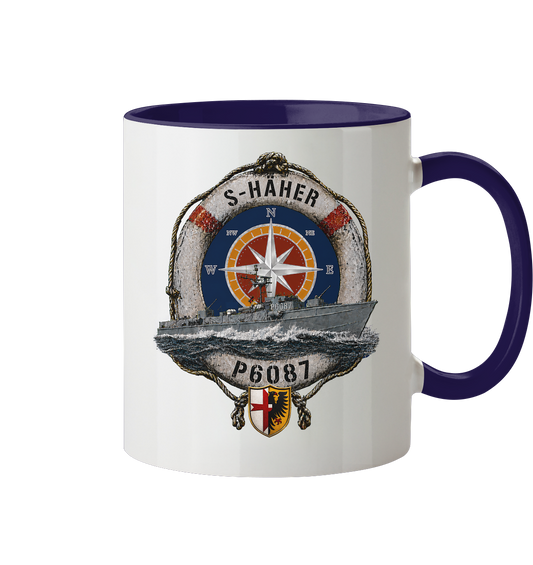 P6087 S-HÄHER - 5.SG - Tasse zweifarbig