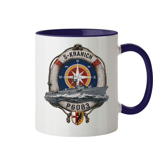 P6083 S-KRANICH - 5.SG - Tasse zweifarbig