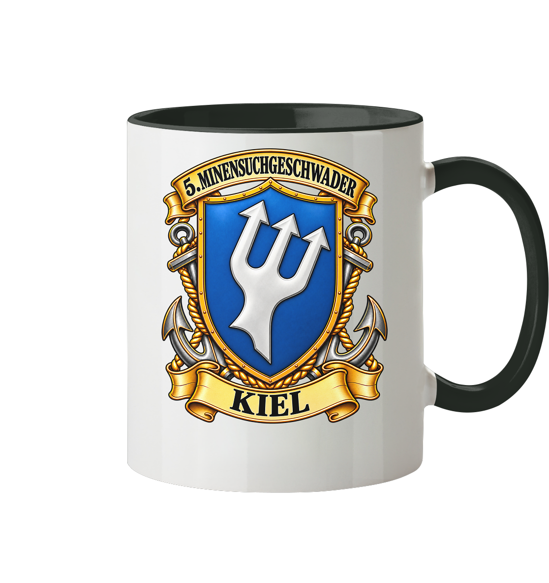 Wappen 5. Minensuchgeschwader - KIEL - Tasse zweifarbig