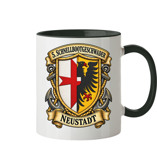 Wappen 5. Schnellbootgeschwader - NEUSTADT - Tasse zweifarbig