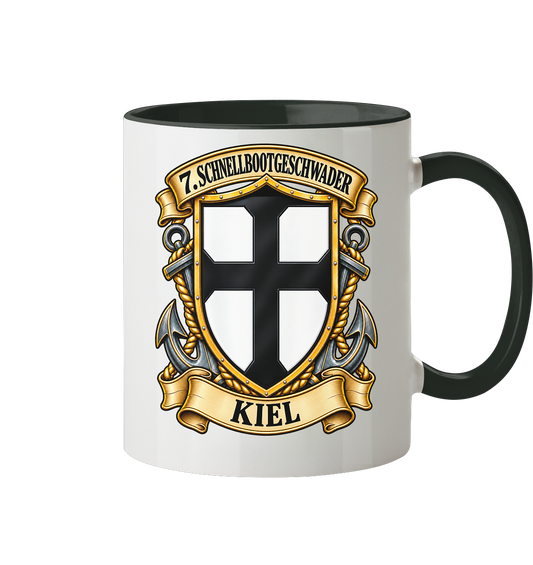 Wappen 7. Schnellbootgeschwader - KIEL - Tasse zweifarbig