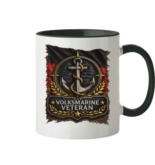 VOLKSMARINE VETERAN FLAGGE - Tasse zweifarbig