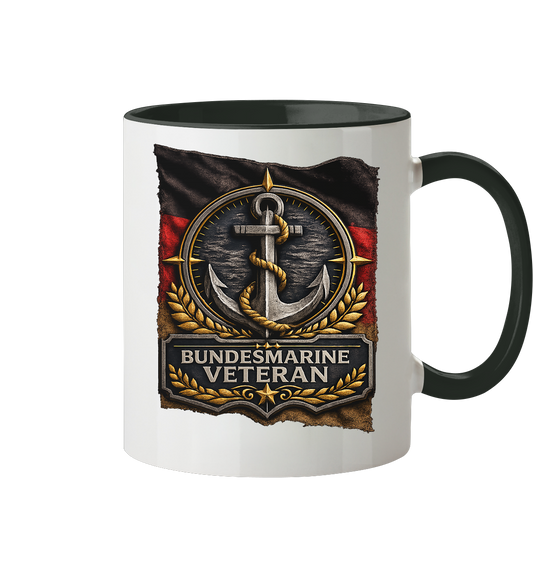 BUNDESMARINE VETERAN FLAGGE  - Tasse zweifarbig