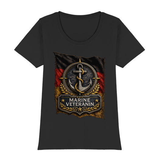 MARINE VETERANIN Flagge - Womens Premium Classic T-Shirt