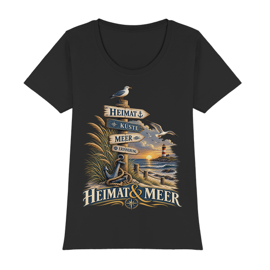 Heimat & Meer - Wo Erinnerungen zuhause sind - Womens Premium Classic T-Shirt