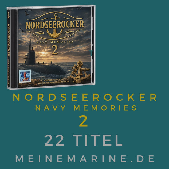 CD - Nordseerocker - Navy Memories  2  - 22 Titel