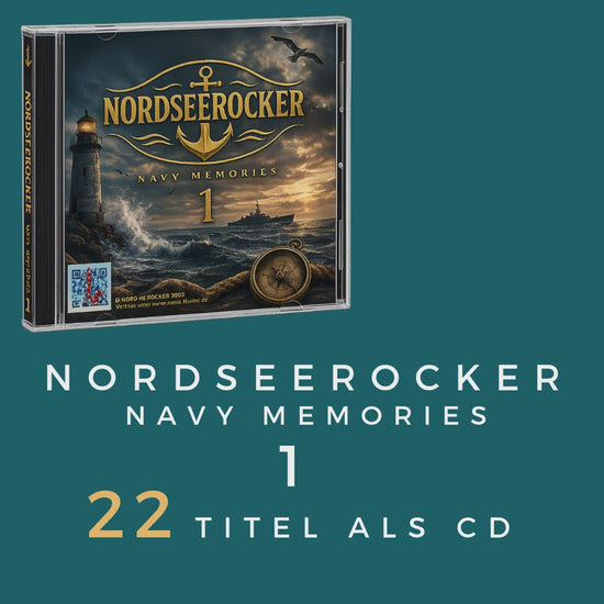 CD - Nordseerocker - Navy Memories  1  - 22 Titel