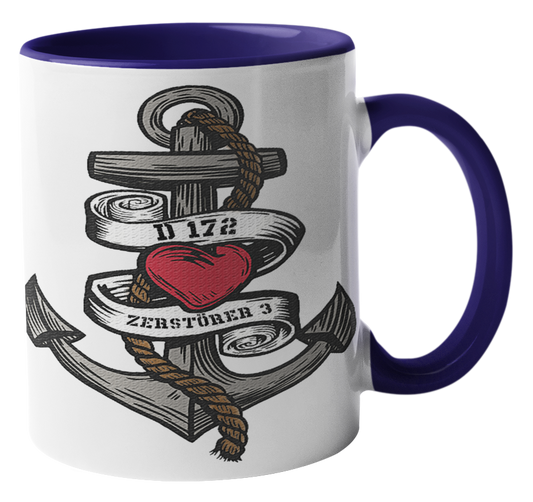 Kaffeebecher Anker-Herz D172 ZERSTÖRER 3