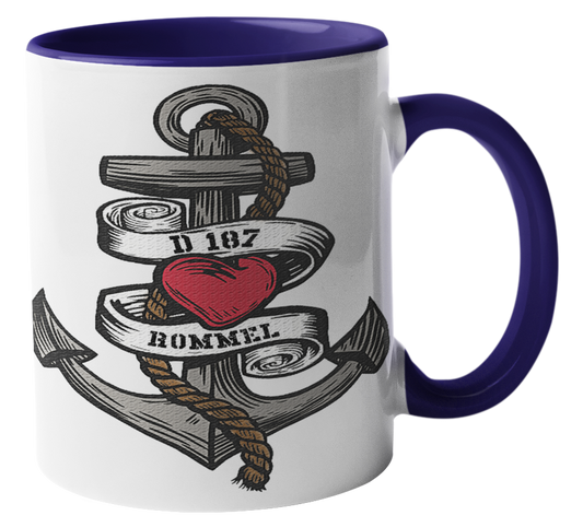 Kaffeebecher Anker-Herz D187 ROMMEL