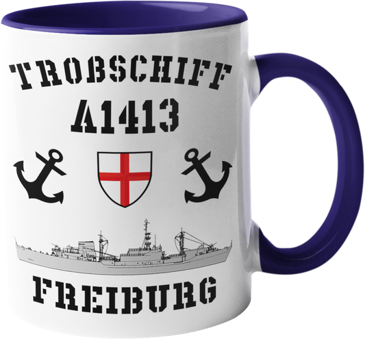 Kaffeebecher Troßschiff A1413 FREIBURG