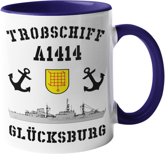 Kaffeebecher Troßschiff A1414 GLÜCKSBURG