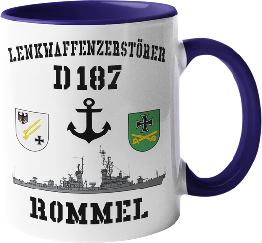 Kaffeebecher Lenkwaffenzerstörer D187 ROMMEL