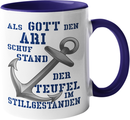 Kaffeebecher Als G o t t den ARI schuf...
