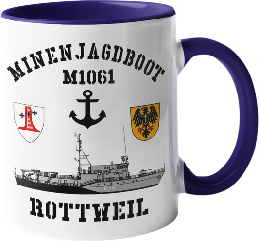 Kaffeebecher Mij.-Boot M1061 ROTTWEIL 1.MSG