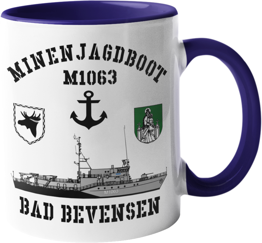 Kaffeebecher Mij.-Boot M1063 BAD BEVENSEN 3.MSG